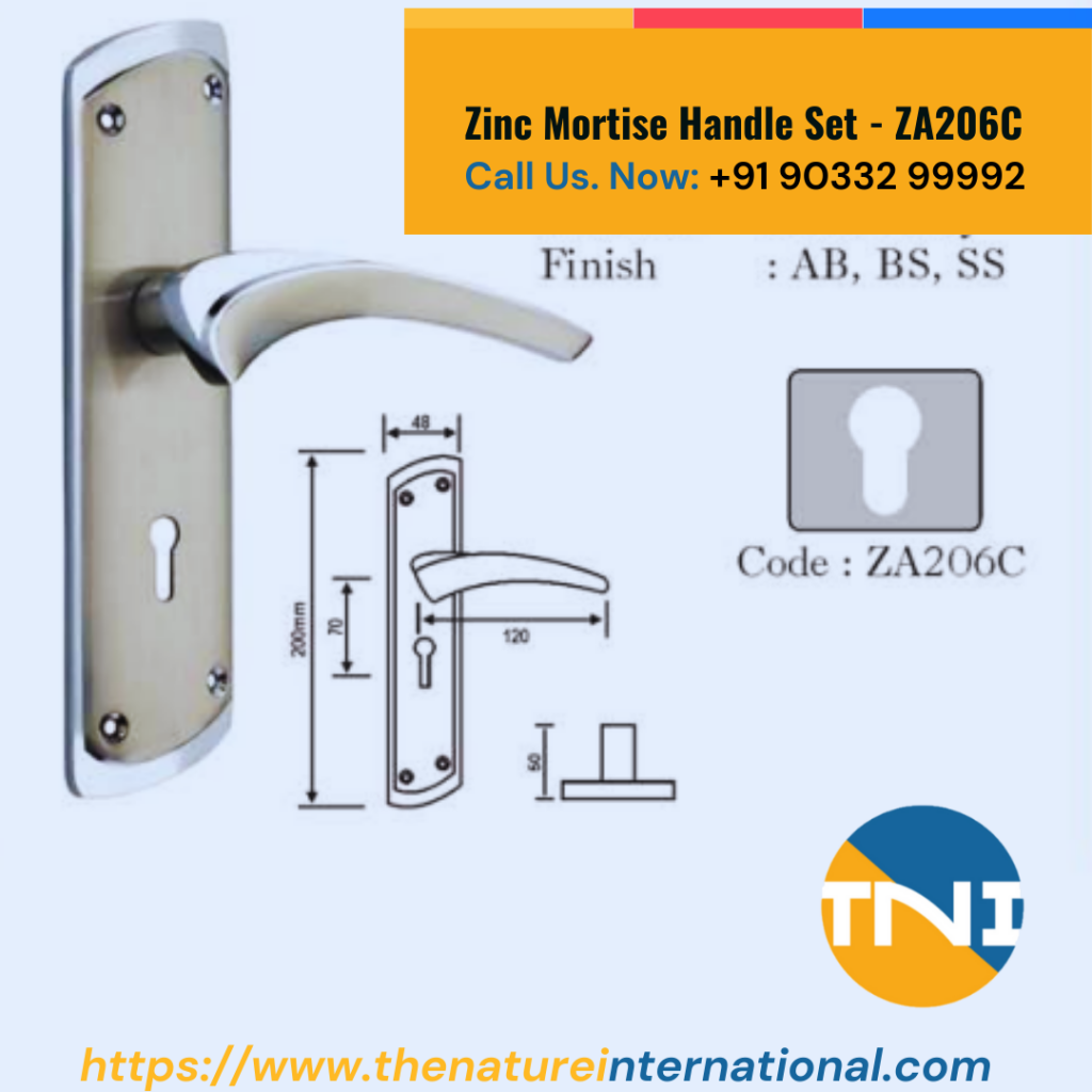 mortise door lock set